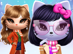 Игри Kitty Squad Winter Dress Up