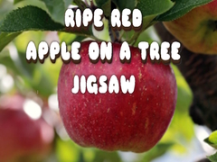 Игри Ripe Red Apple on a Tree Jigsaw