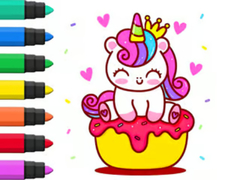 Игри Coloring Book: Unicorn Cupcake