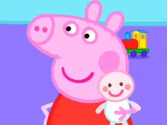 Игри Jigsaw Puzzle: Peppa Pig New Baby