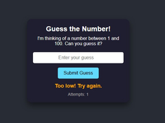 Игри Number Guessing