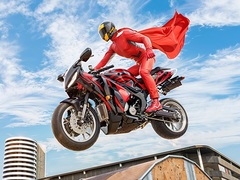 Игри Real Motorbike Super Hero Stunt 3D