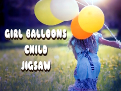 Игри Girl Balloons Child Jigsaw