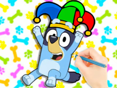 Игри Coloring Book: Clown Bluey