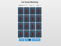 Игри Car Emoji Matching