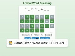 Игри Animal Word Guessing Game
