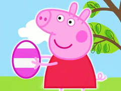 Игри Jigsaw Puzzle: Peppa Pig Easter Eggs