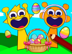 Игри Coloring Book: Sprunki Incredibox Easter