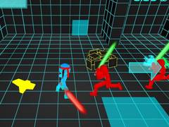 Игри Stickman Neon Sword Fighting