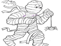 Игри Mummy Coloring Book