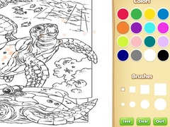 Игри Sea Animal Coloring Book