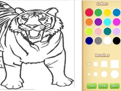 Игри Tiger Coloring Book