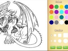 Игри Dragon Chimera Coloring Book