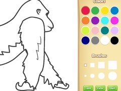 Игри Gorilla Coloring Book for Kids
