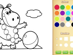 Игри Baby Farm Animals Coloring Book for Kids