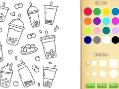 Игри Cute Boba Coloring Book for Kids