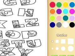 Игри Alphabet Animal Coloring Book for Kids