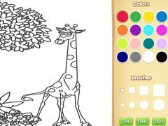 Игри Jungle Animals Coloring Book for Kids