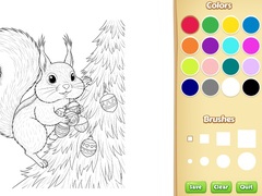 Игри Christmas Animal Coloring Book for Kids