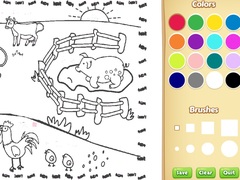 Игри Farming Coloring Book For Kids