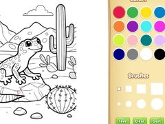 Игри Desert Animals Coloring Book for Kids