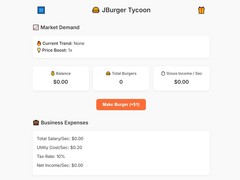 Игри Jburger Tycoon