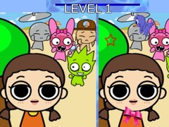 Игри Sprunki and Squid Game Difference