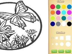 Игри Butterfly Coloring Book For Kids