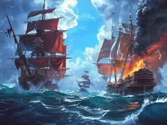 Игри Pirate Ships: Build and Fight