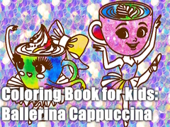 Игри Coloring Book for kids: Ballerina Cappuccina 