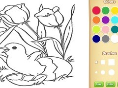 Игри Flowers Coloring Book For Kids