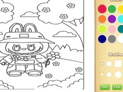Игри Labubu Coloring Book For Kids