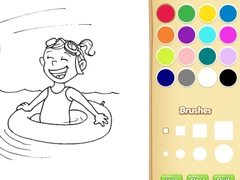 Игри Summer Coloring Book For Kids
