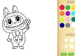 Игри Labubu Doll Coloring Book for Kids