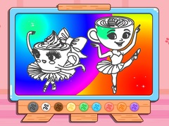 Игри Coloring Book: Ballerina Cappuccin