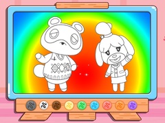 Игри Coloring Book: Animal Crossing