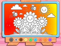 Игри Coloring Book: Happy Flower