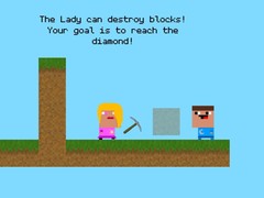 Игри Lady And Nubik Build And Dig