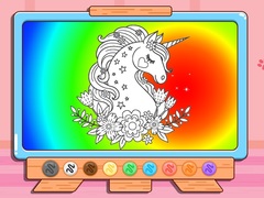 Игри Coloring Book: Glitter Unicorn