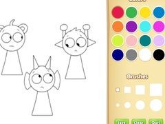 Игри Sprunki Coloring Pages