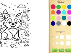 Игри Dog Coloring Book