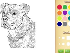 Игри Dog Coloring Book for Adults