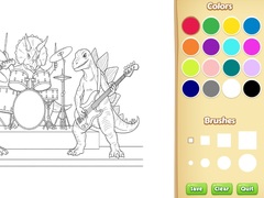 Игри Dinosaur Coloring Book For Kids