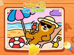Игри Color By Code: Chill Bear