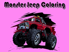 Игри Monster Jeep Coloring