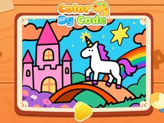 Игри Color By Code: Rainbow Unicorn