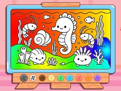 Игри Coloring Book: Kawaii Sea Animals