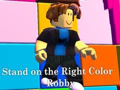 Игри Stand on the Right Color Robby