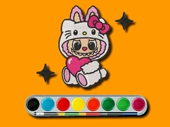 Игри Labubu Coloring Adventure