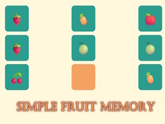 Игри Simple Fruit Memory